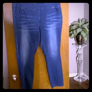 Denim boyfriend jegging